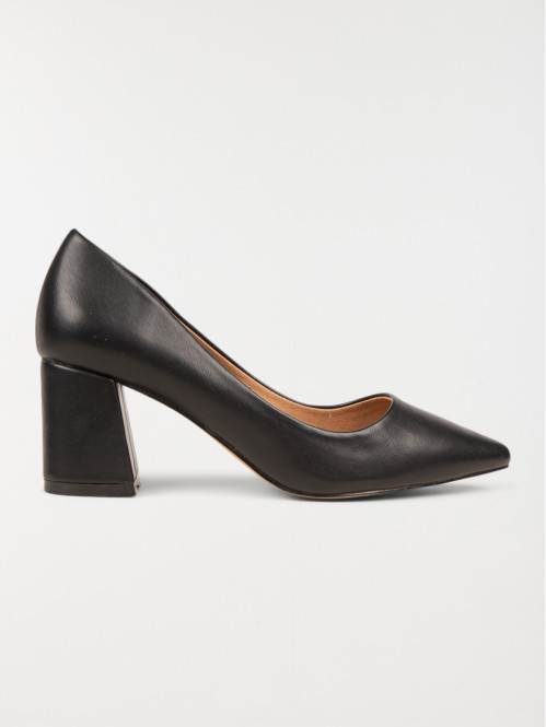 Escarpin femme coloris noir (36-41)