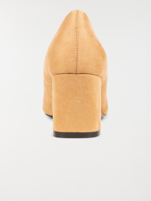 Escarpin femme nude suédine...