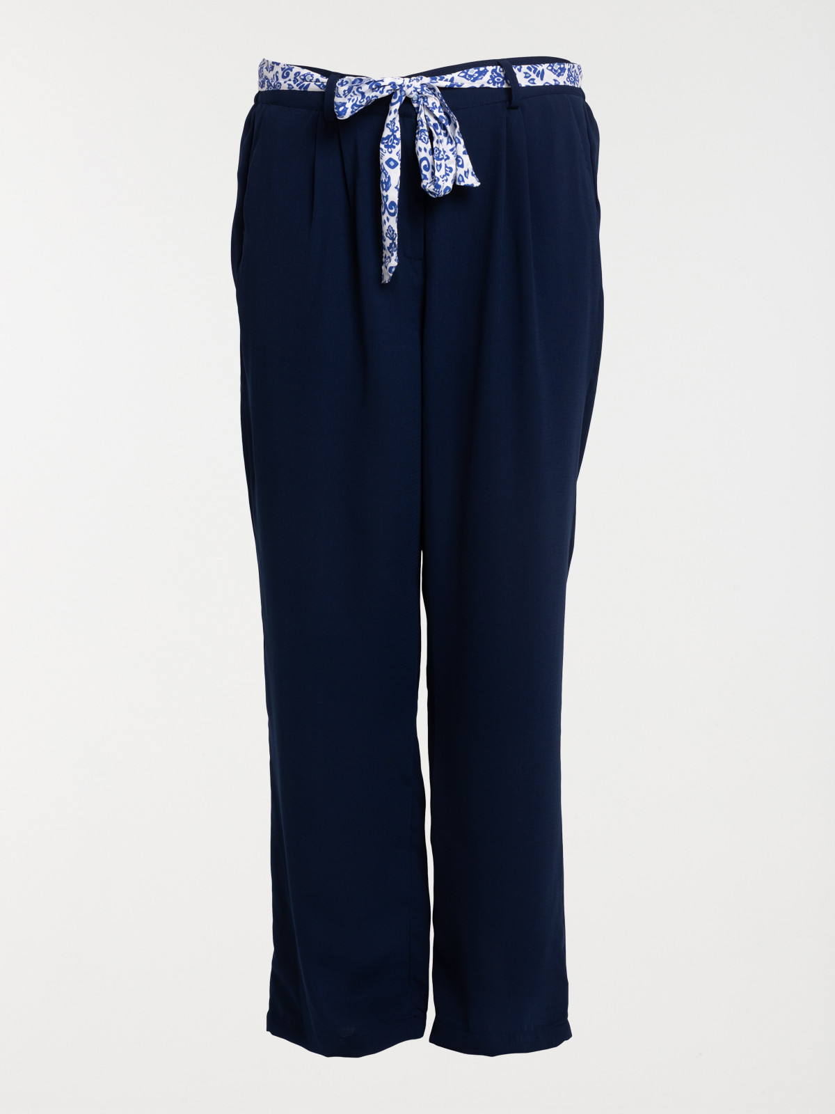 Pantalon large grande taille femme