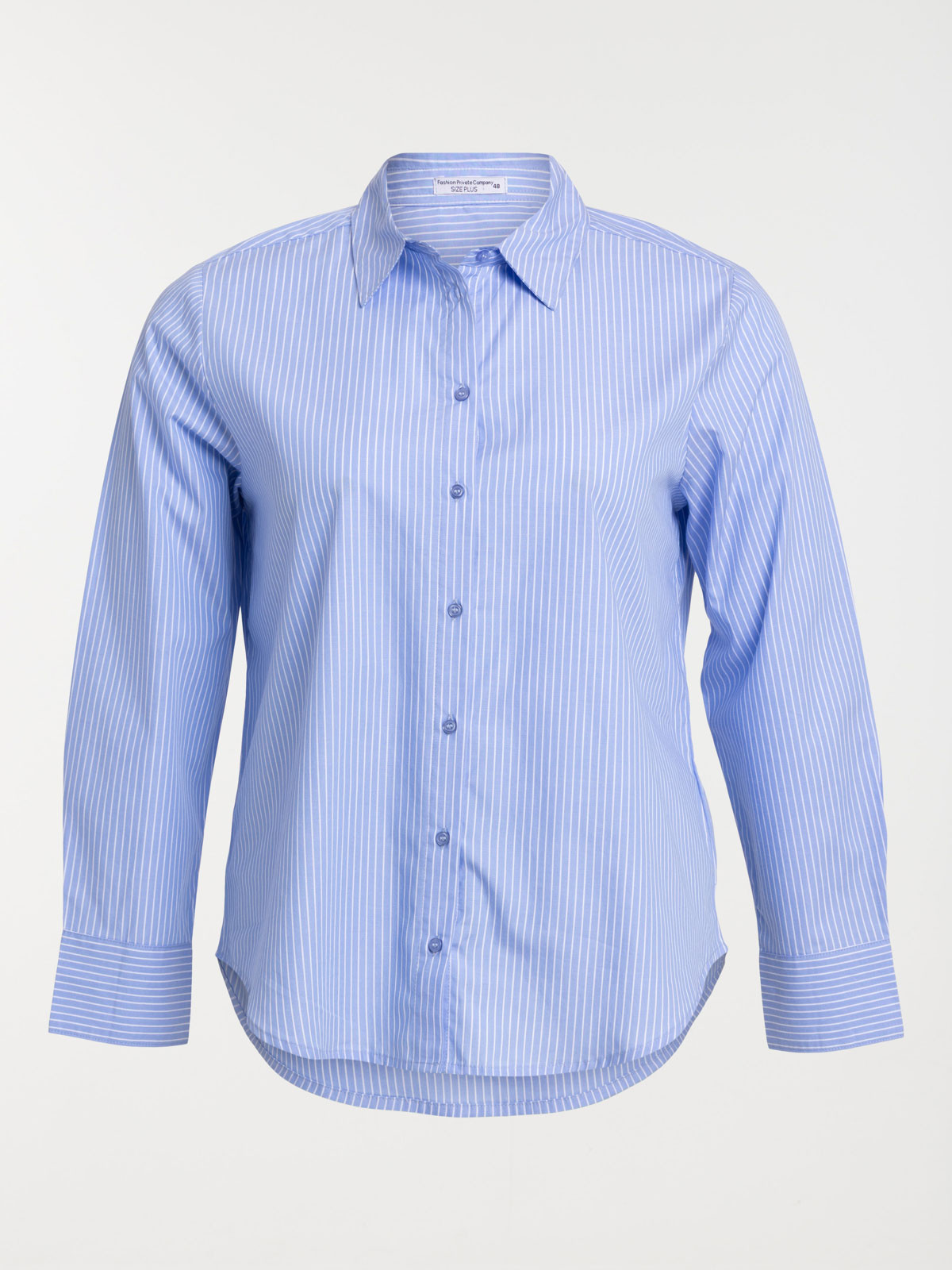 Chemise rayée grande taille femme