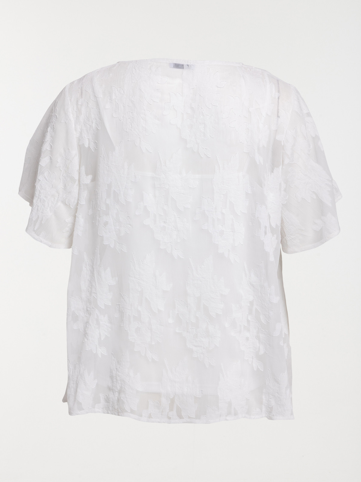 Blouse voile fleuri grande taille femme Blouse voile fleuri grande taille femme