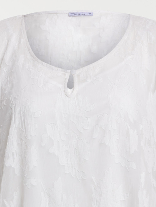 Blouse voile fleuri grande...