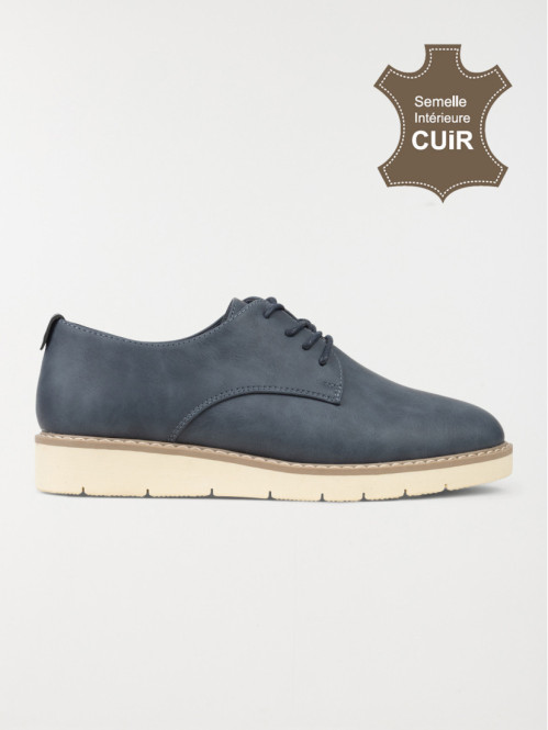 Chaussures bleues lacet...