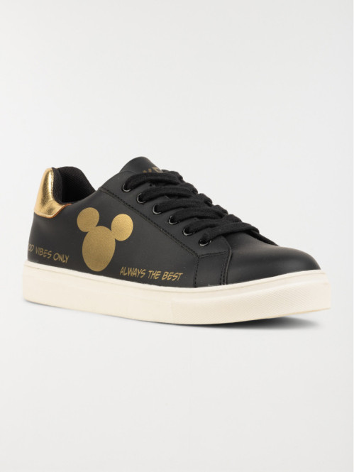 Basket Mickey noir femme...