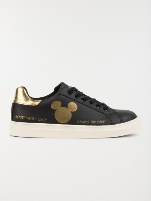 Basket Mickey noir femme...