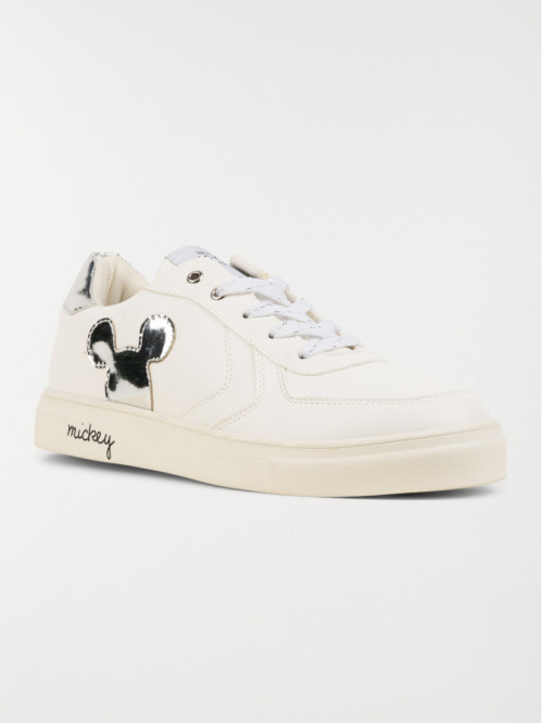 Basket Mickey blanche femme...