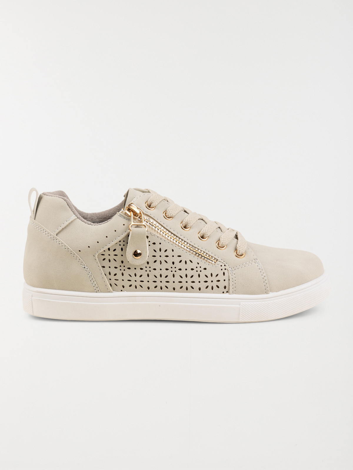 Baskets femme détails ajourés (36-41)