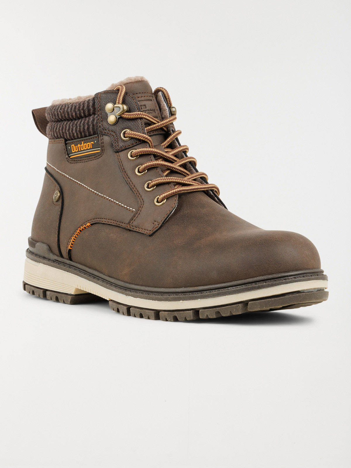 Boots montantes marrons homme (40-46)