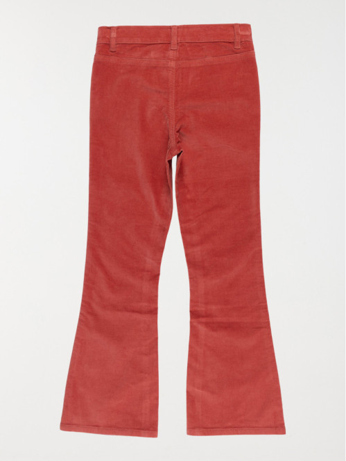 Pantalon flare en velours...