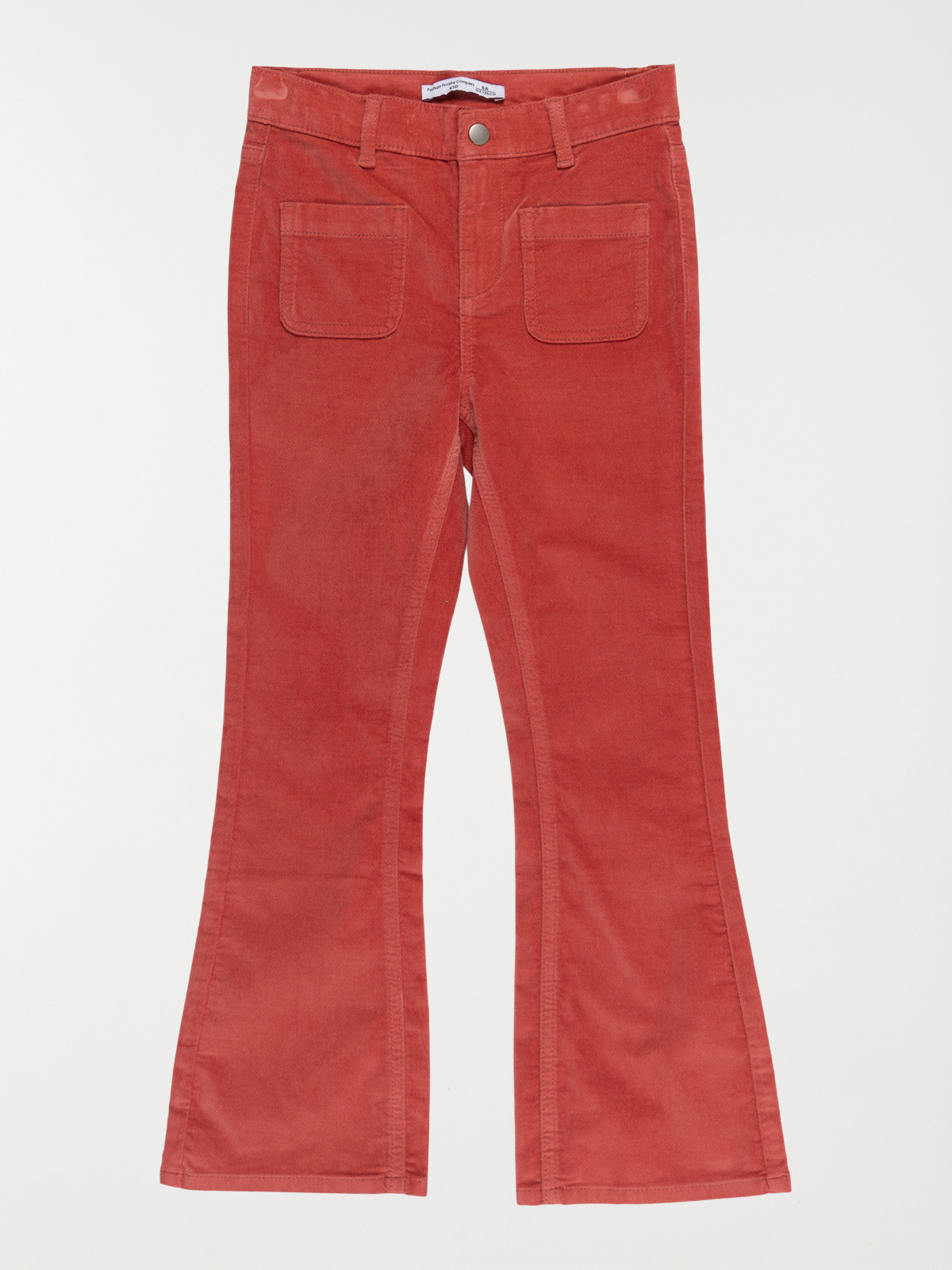 Pantalon flare en velours fille (6-12A)