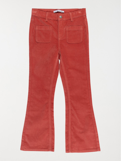 Pantalon flare en velours...