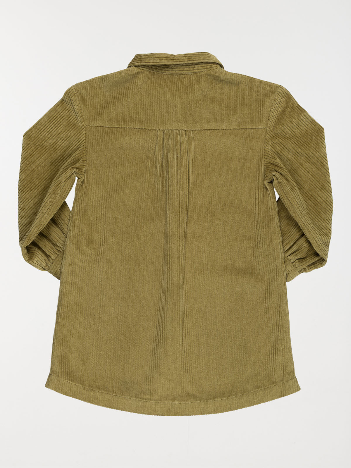 Robe chemise en velours fille (3-12A) Robe chemise en velours fille (3-12A)