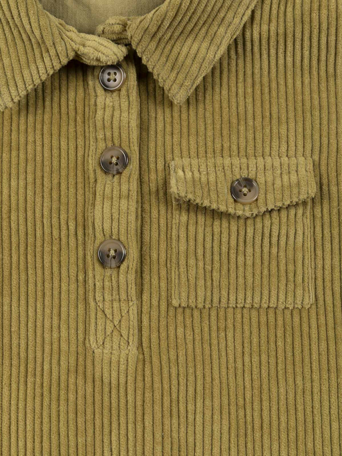 Robe chemise en velours fille (3-12A) Robe chemise en velours fille (3-12A)