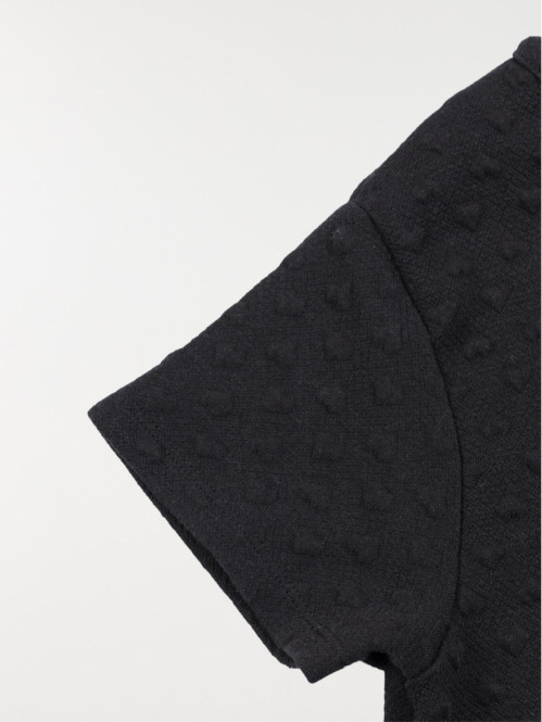 Robe coeurs en relief fille...