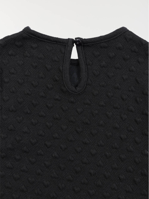 Robe coeurs en relief fille...