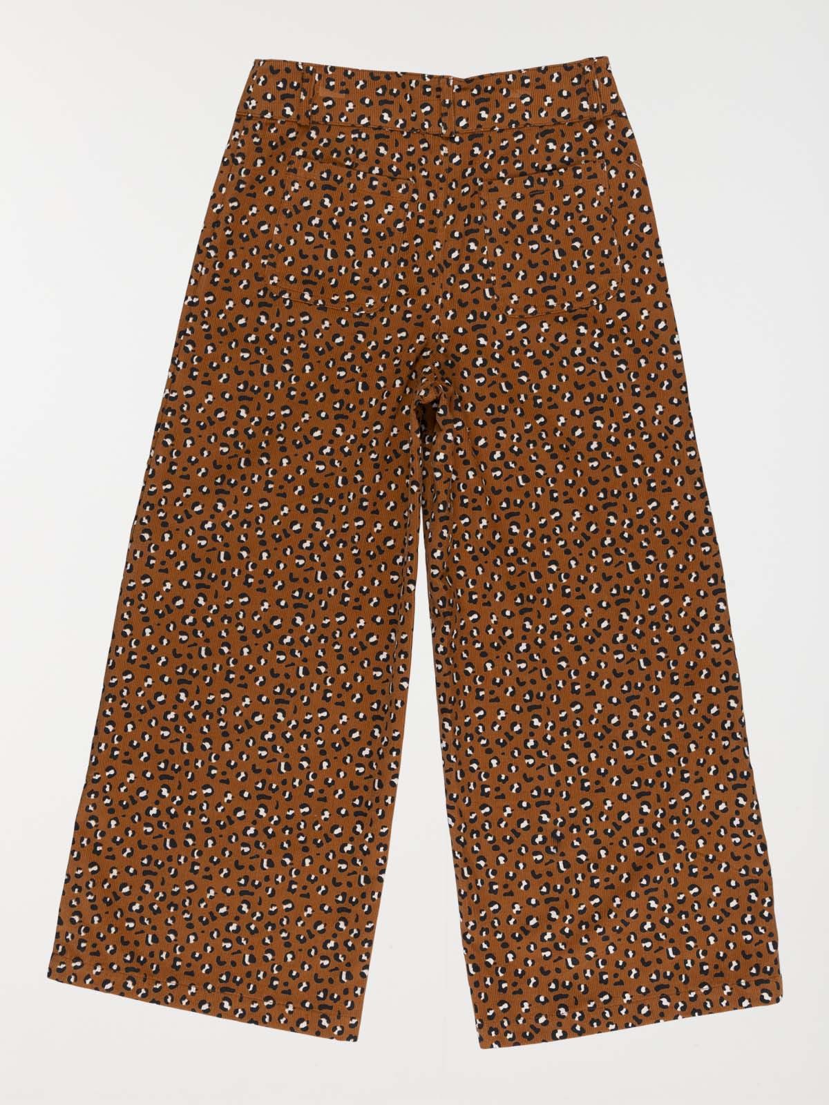Pantalon large léopard fille (3-12A)
