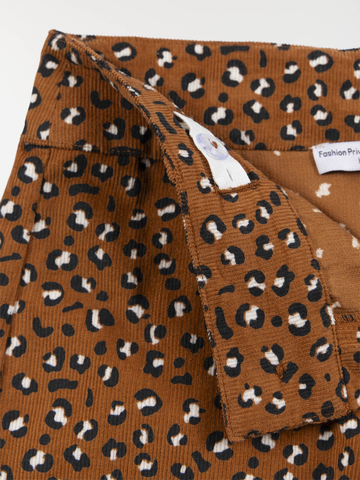 Pantalon large léopard fille (3-12A)