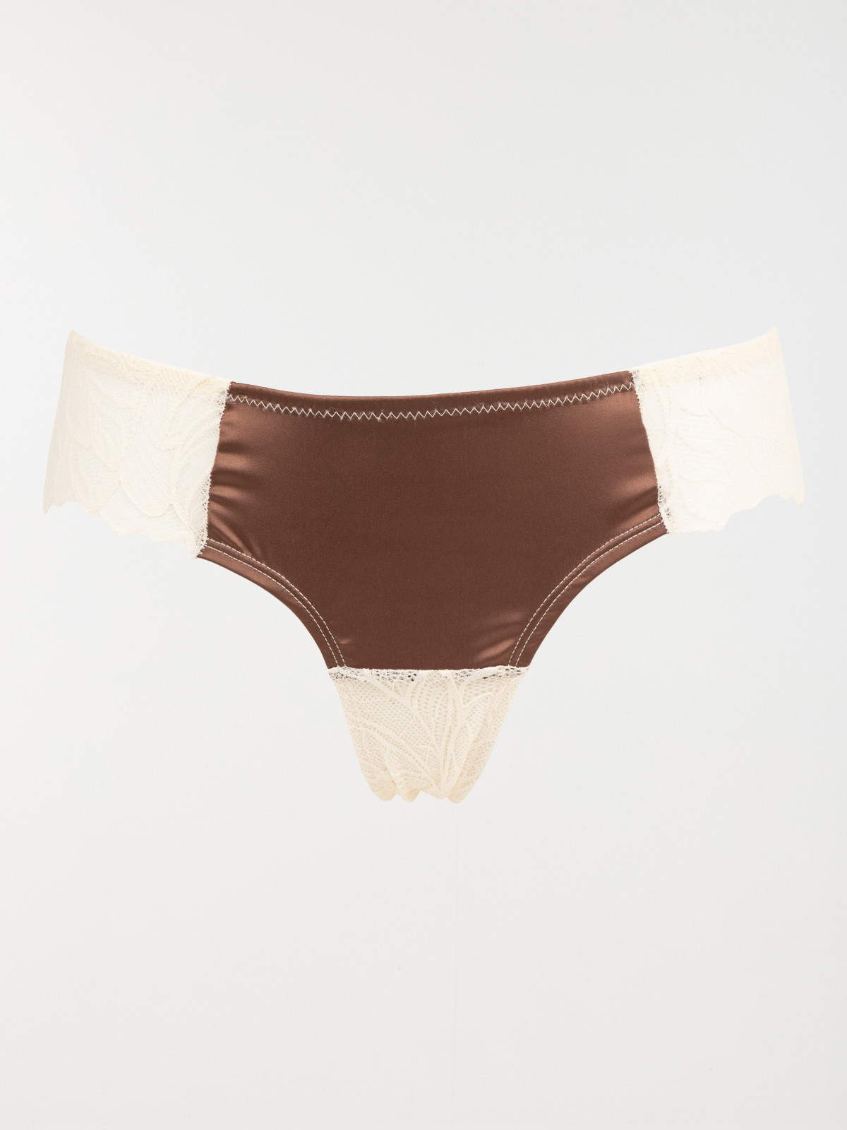 Shorty satiné et dentelle femme (S-XL)