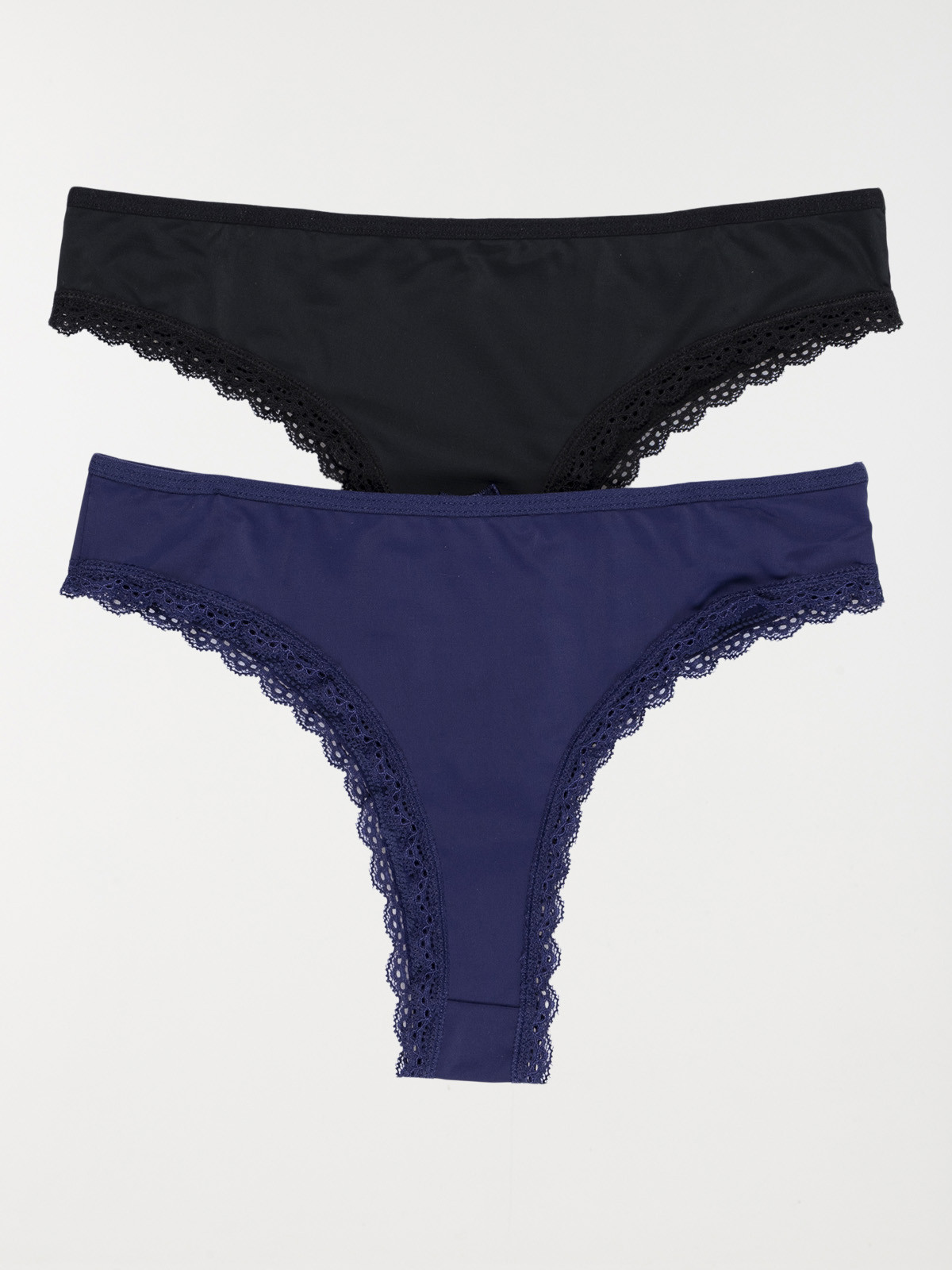 Lot de 2 tangas femme (S-L) Lot de 2 tangas femme (S-L)