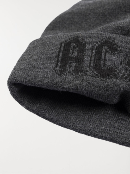 Bonnet homme AC DC gris chiné