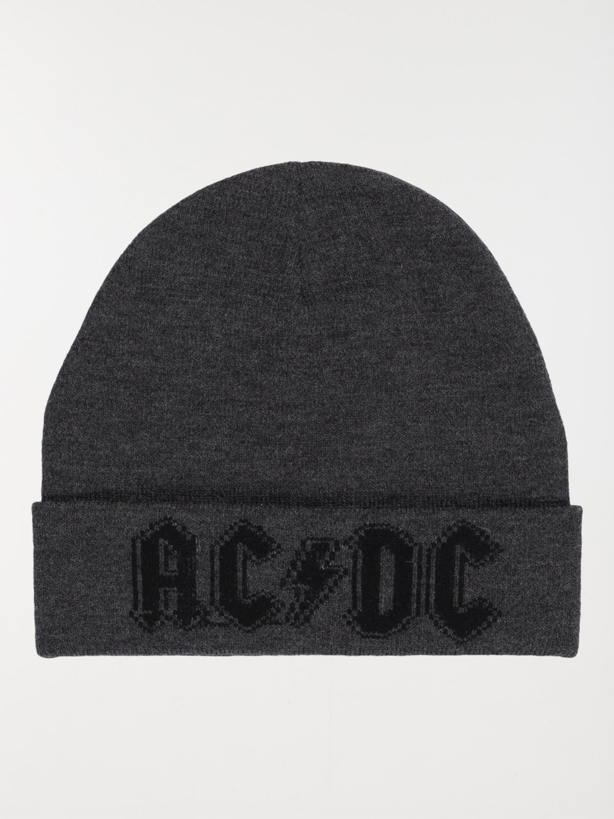 Bonnet homme AC DC gris chiné