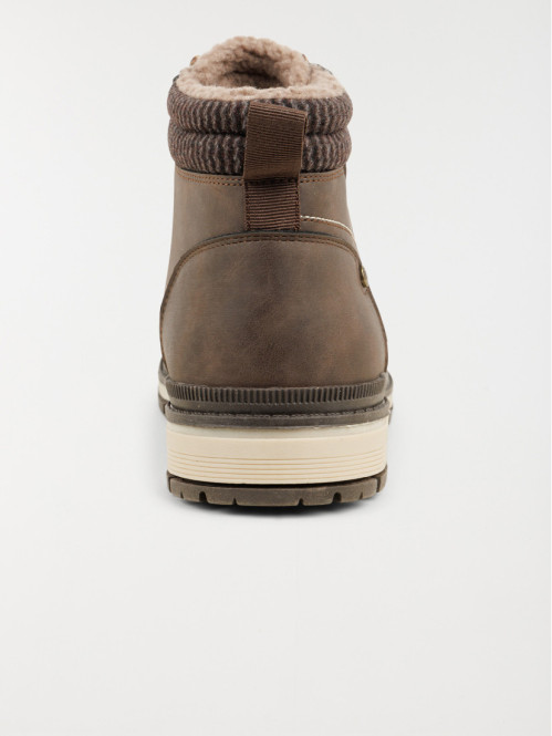 Boots montantes marrons homme (40-46)