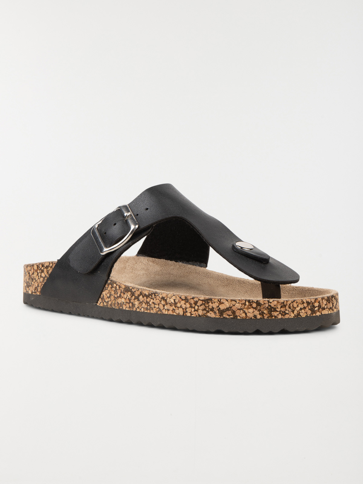 Mule confort entre-doigt noir (36-41) Mule confort entre-doigt noir (36-41)