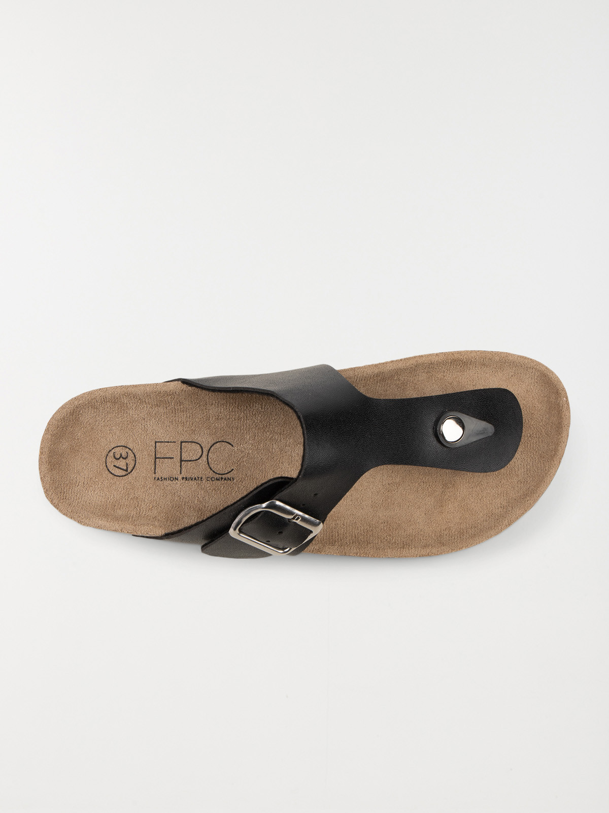 Mule confort entre-doigt noir (36-41) Mule confort entre-doigt noir (36-41)