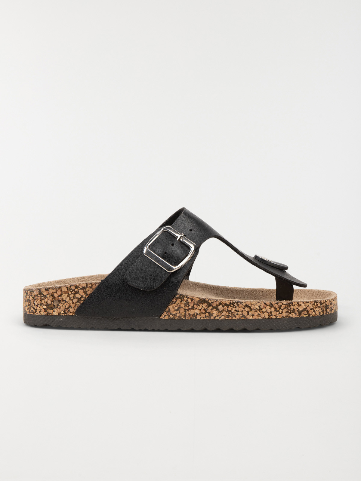 Mule confort entre-doigt noir (36-41)
