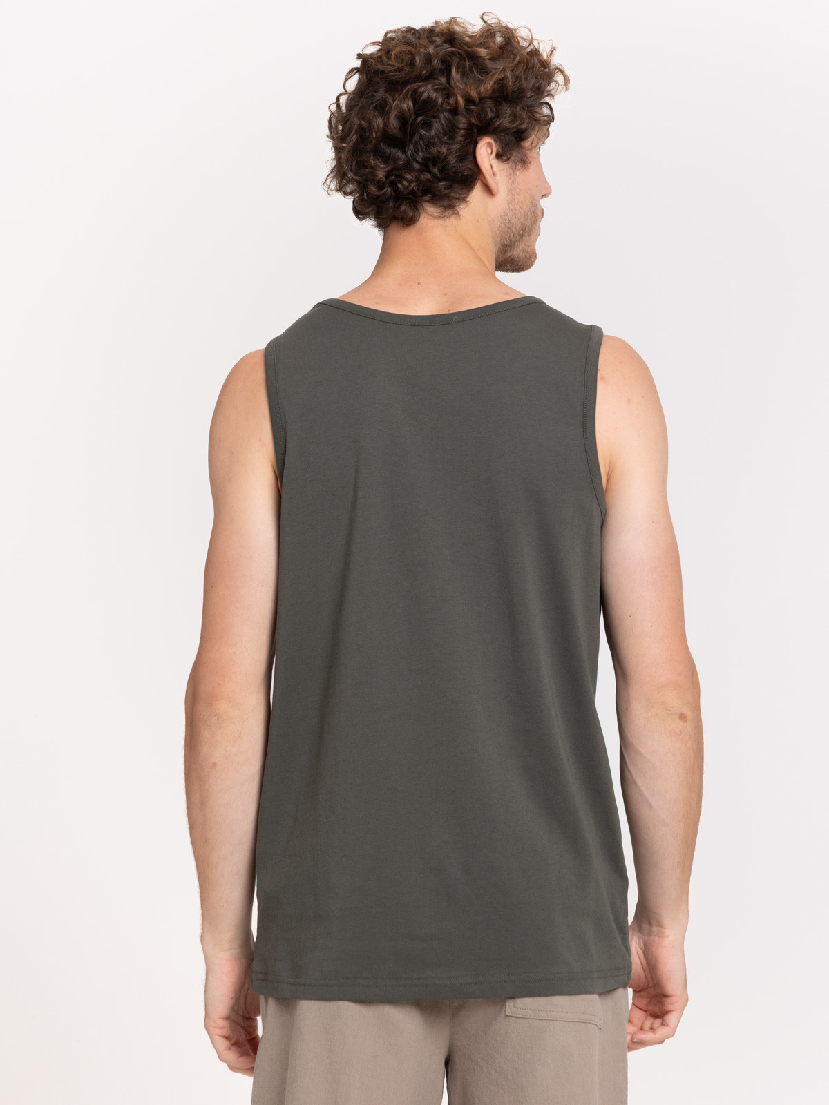 Débardeur basique kaki homme Débardeur basique kaki homme