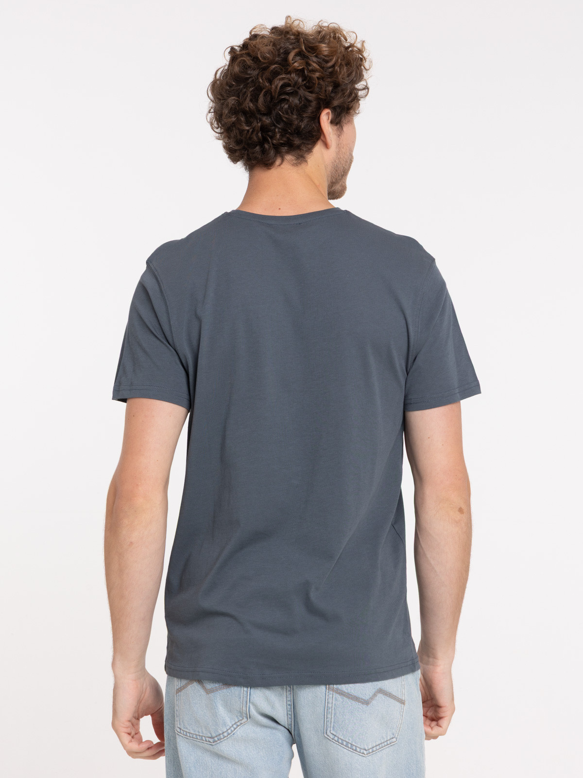 T-shirt col rond tonnerre homme