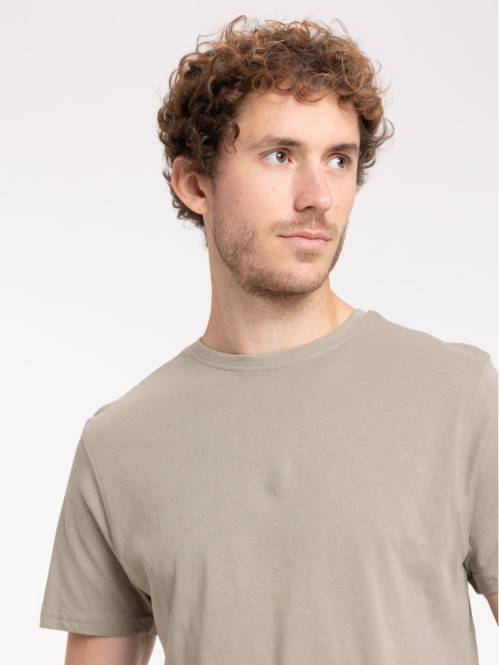 T-shirt col rond uni homme