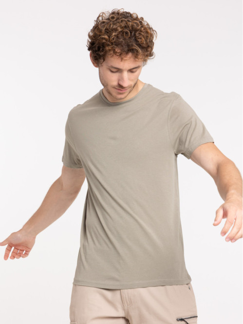 T-shirt col rond uni homme