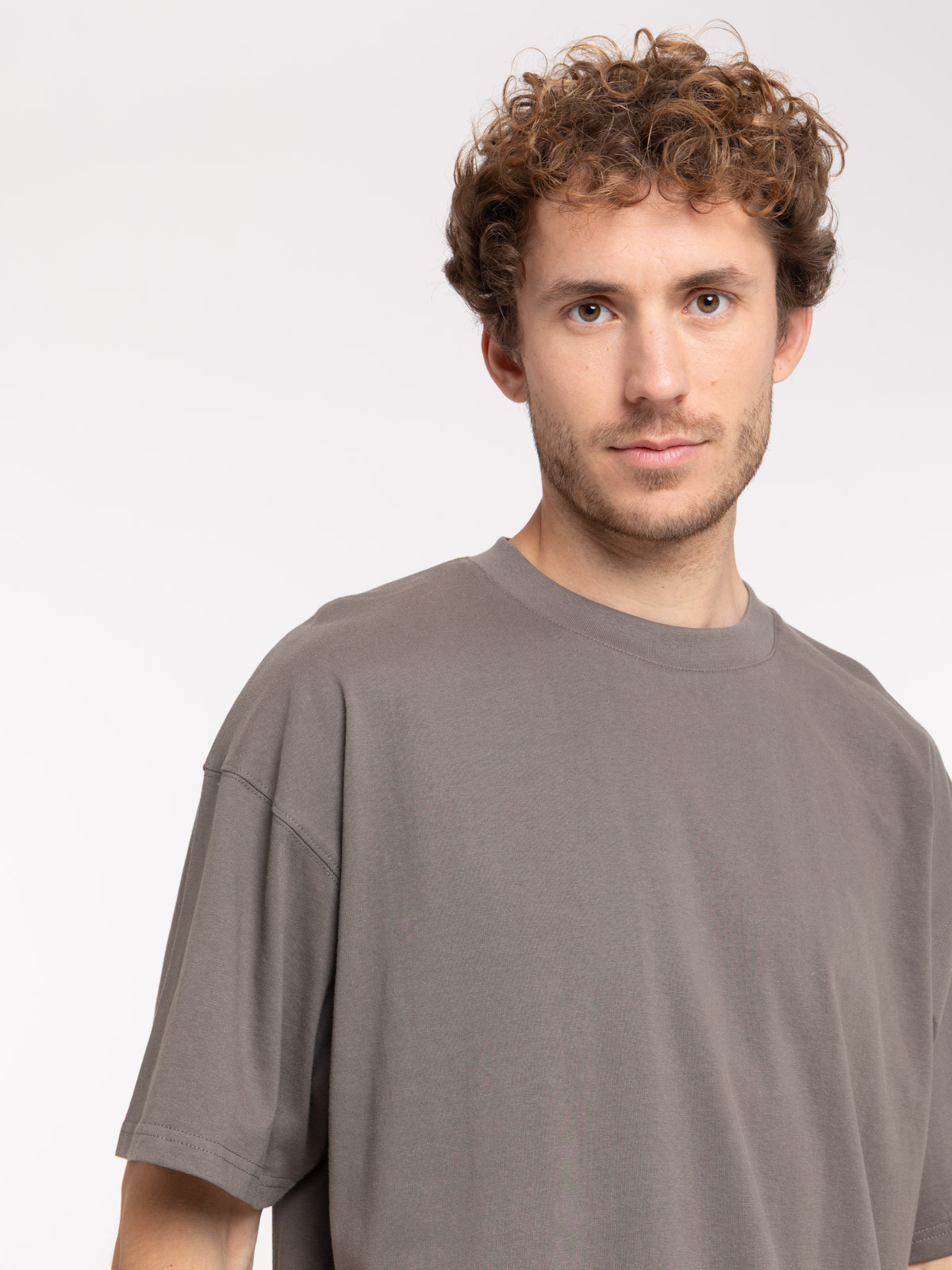 T-shirt col rond uni homme