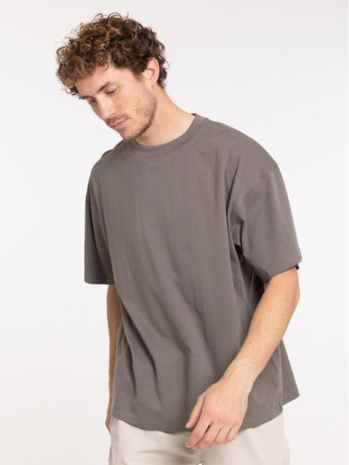 T-shirt col rond uni homme