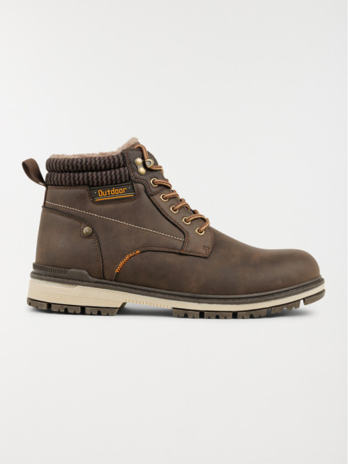 Boots montantes marrons...