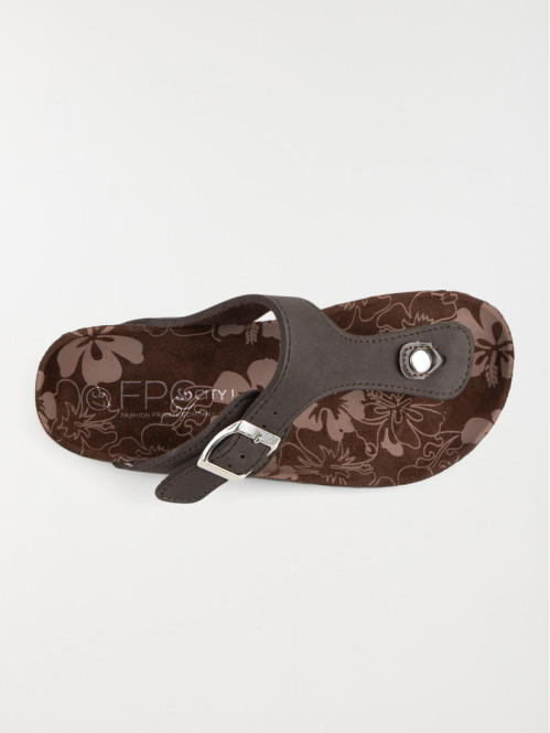 Mules a entredoigts marron 37 42