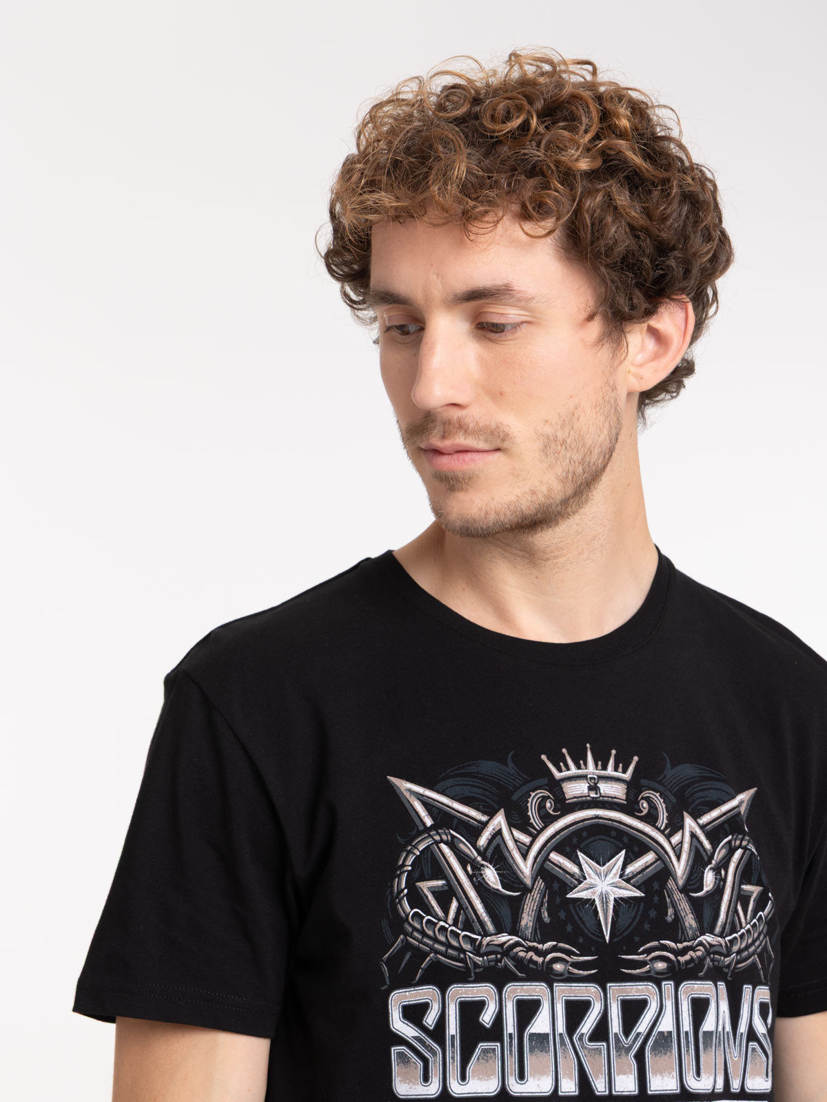 T-shirt noir Scorpions homme
