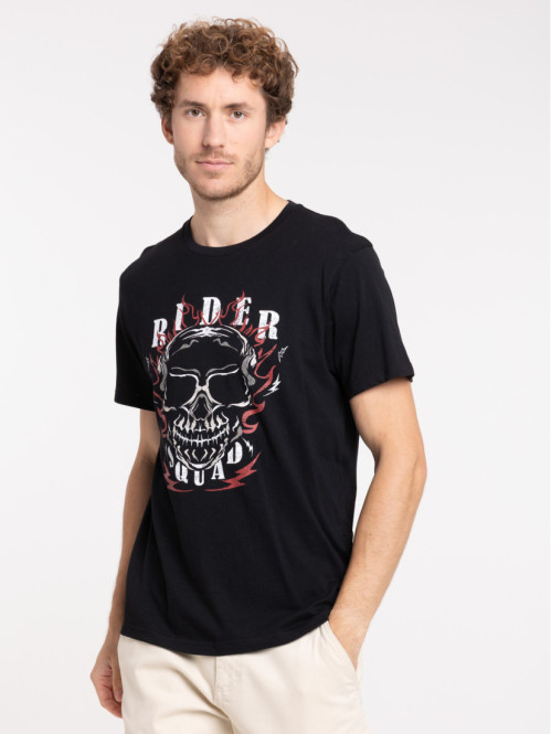 Tee-shirt motif tête de...