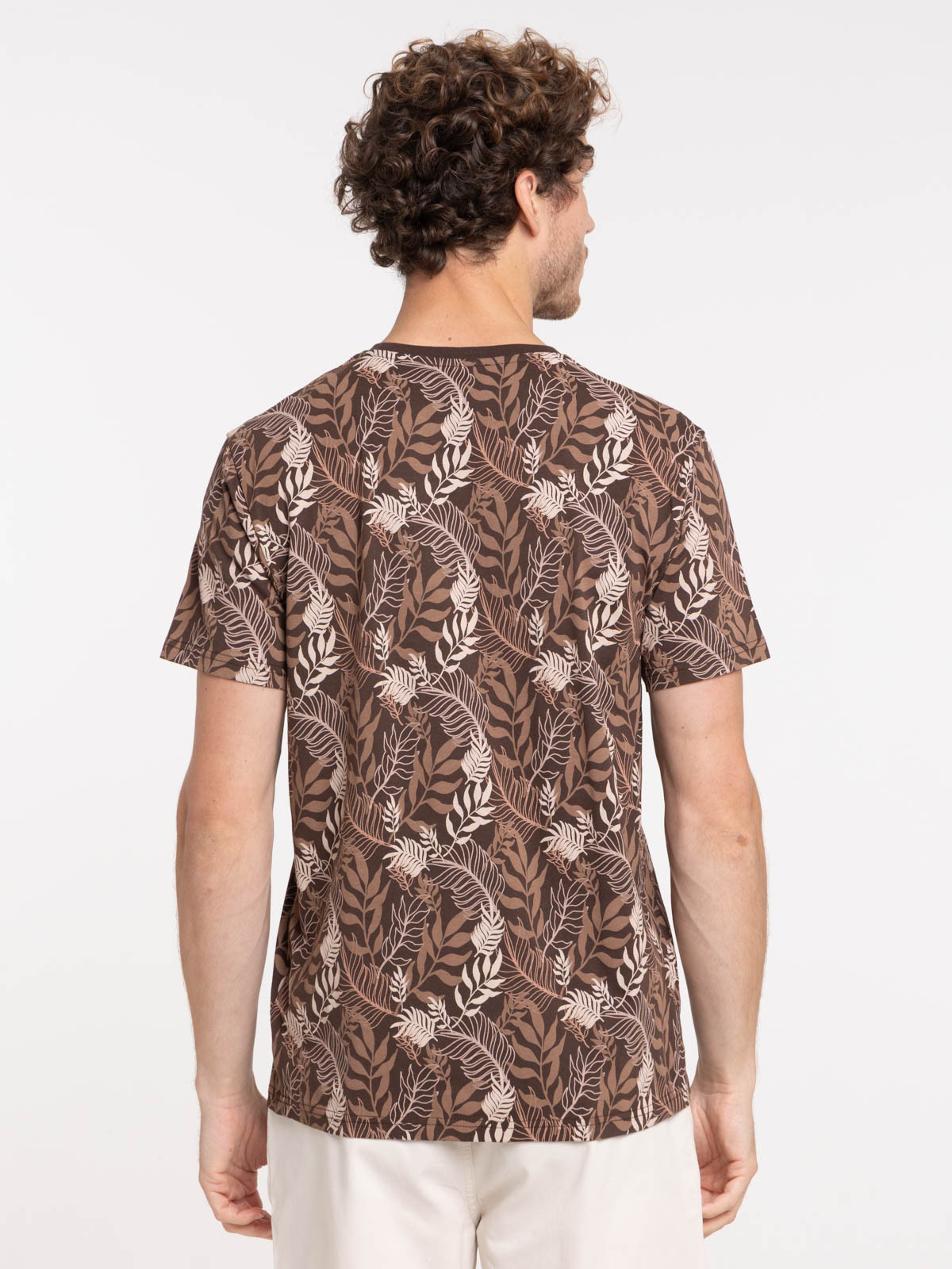 T-shirt imprimé feuillage homme T-shirt imprimé feuillage homme