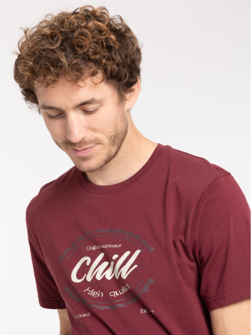 T-shirt imprimé chill homme