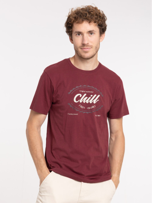 T-shirt imprimé chill homme