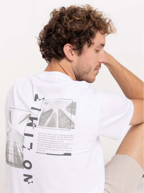 T-shirt imprimé no limits...