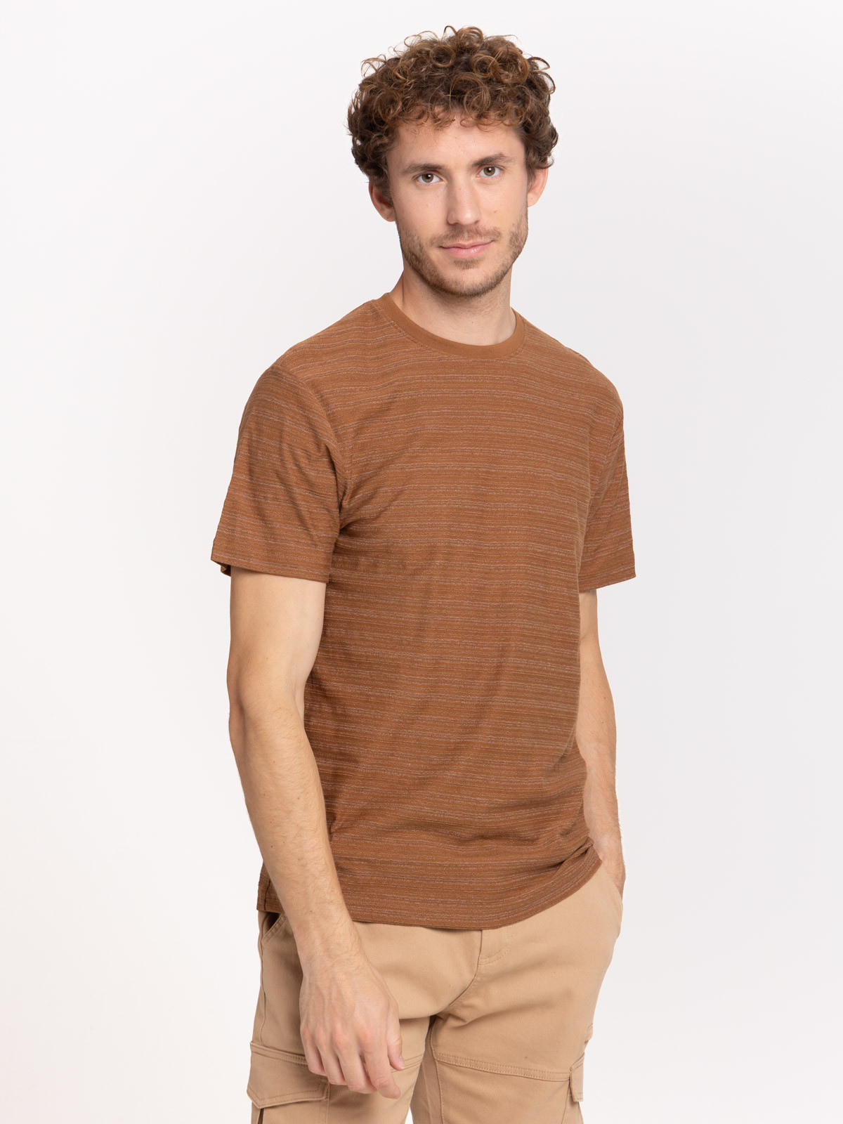 T-shirt imprimé espresso homme