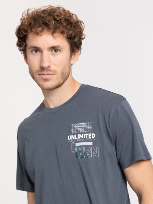 T-shirt imprimé tonnerre homme