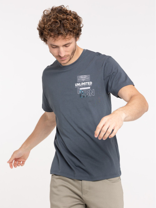 T-shirt imprimé tonnerre homme