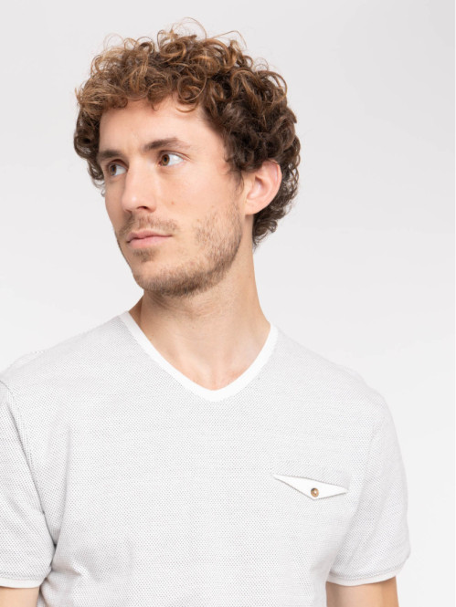 T-shirt fausse poche...