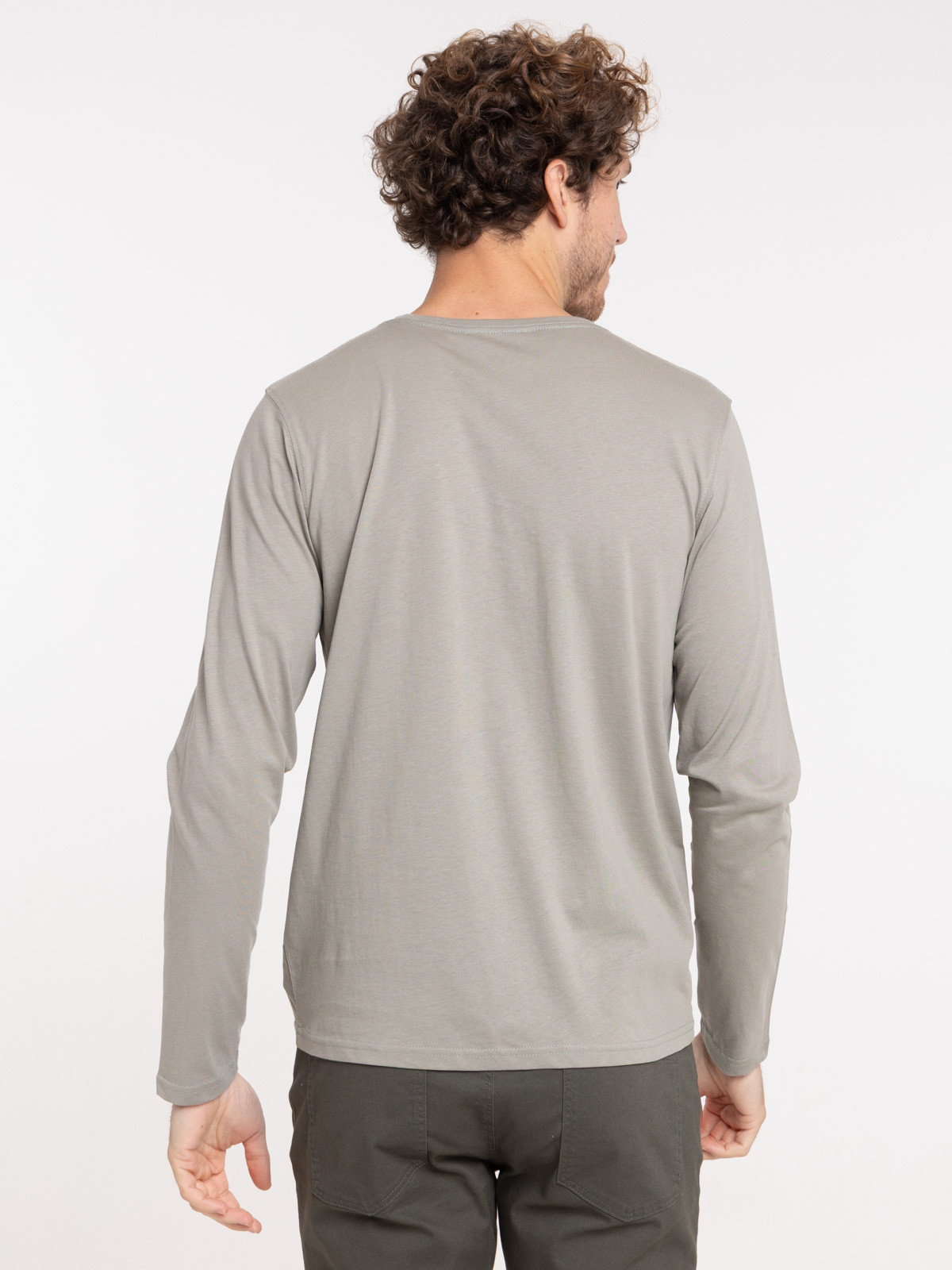 T-shirt neutral manches longues homme