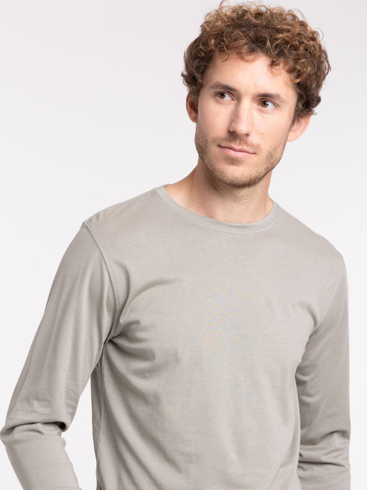 T-shirt neutral manches longues homme