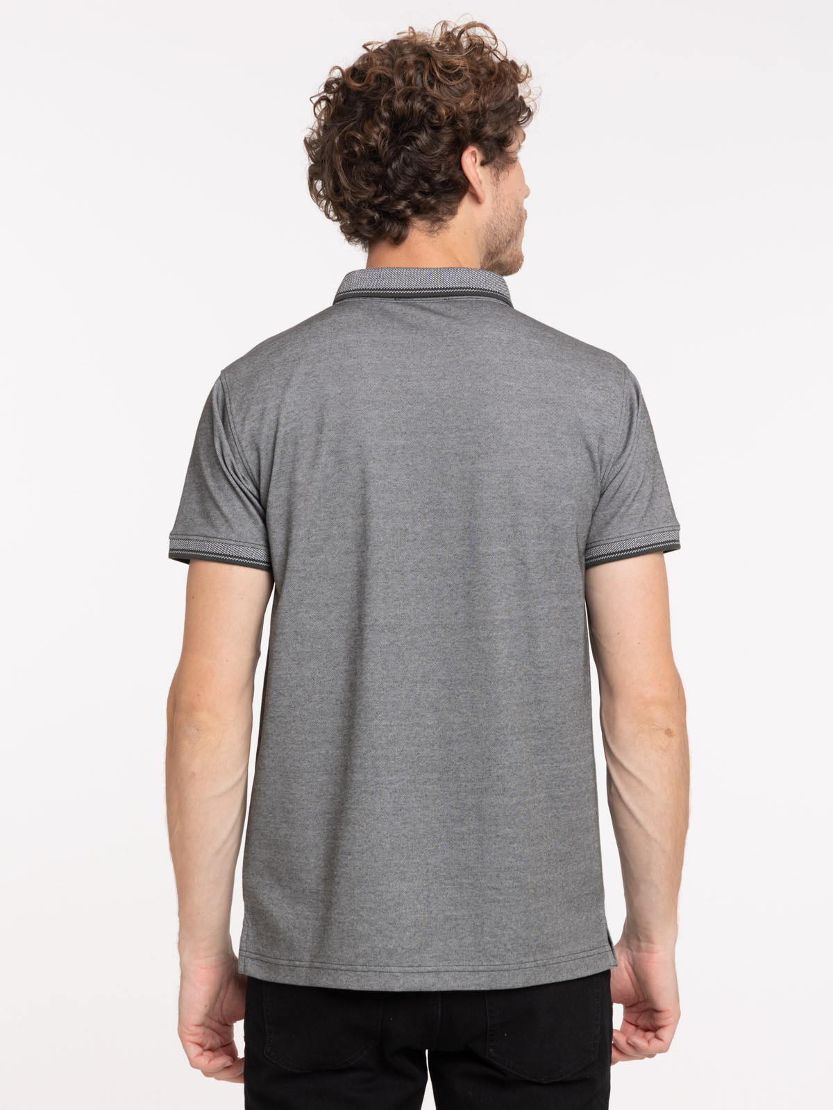 Polo col classique homme